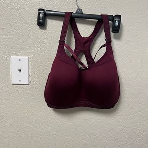 Burgundy Victoria Sport sports bra